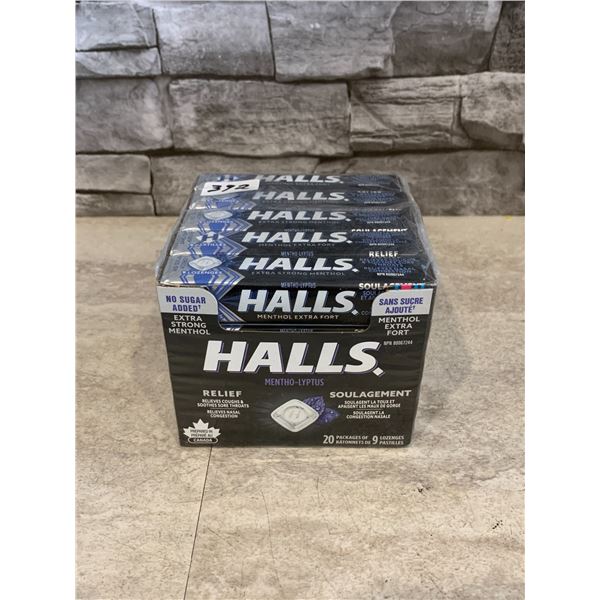 20 Pack of 9 Halls Mentho-Lyptus Lozenges