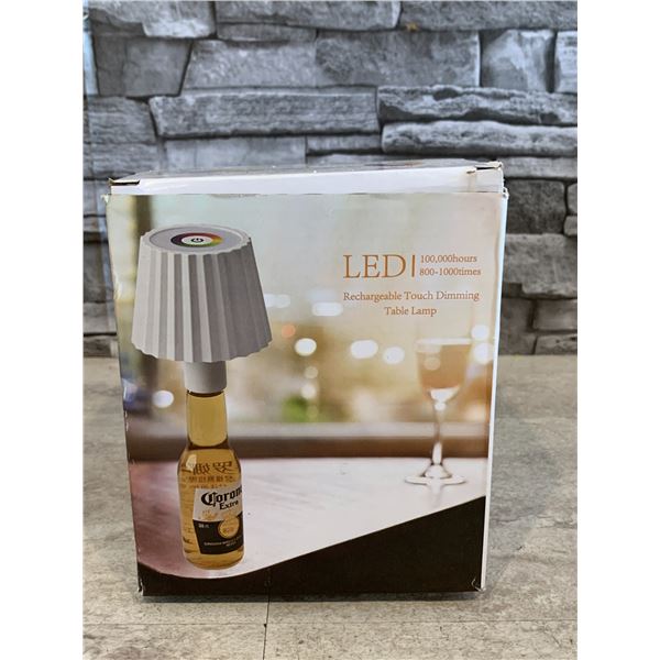 LED 100,000 Hours Rechargeable Touch Dimming Lamp Cork