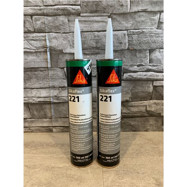 Lot of 2 SIKA Sikaflex 221 Multi-purpose Polyurethane