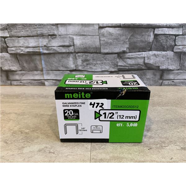 Meite Galvanized Fine Wire Staples