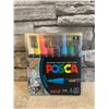 Image 1 : POSCA Water-Based 8-Colour Marker Set - PC-3M
