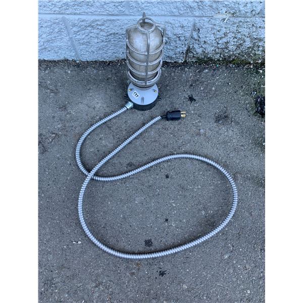 Vintage Industrial Safety Light