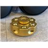 Image 2 : Lot of 2 - Six Shooter Fidget Spinners - Gold Color
