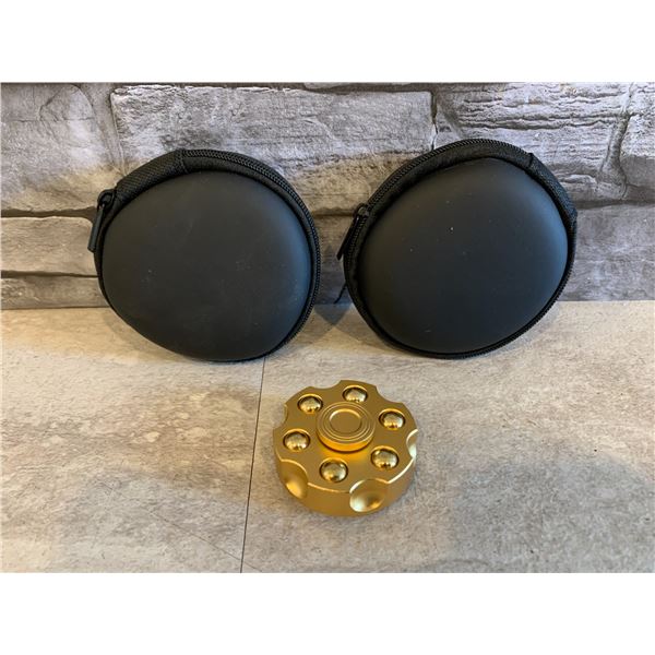 Lot of 2 - Six Shooter Fidget Spinners - Gold Color