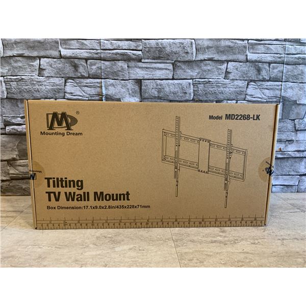 Mounting Dream Tilting TV Wall Mount for 37 to 75 inch TV