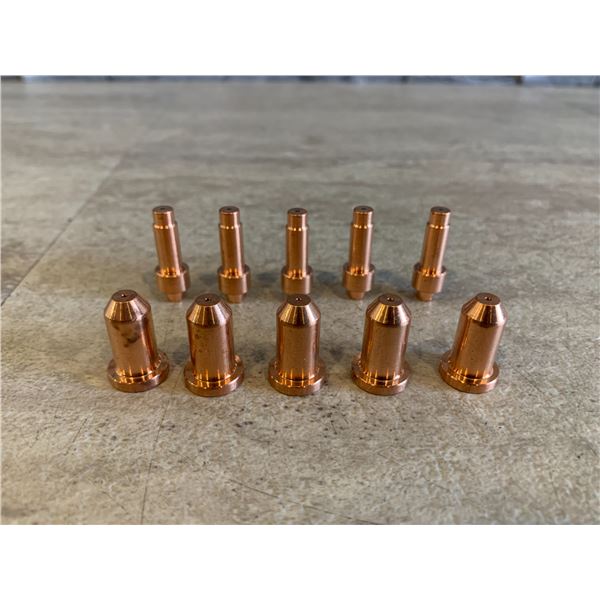 5Pcs 770791 Electrodes and 5 Pcs 770797 Tips Consumables Kit - 40A For Plasma Cutter