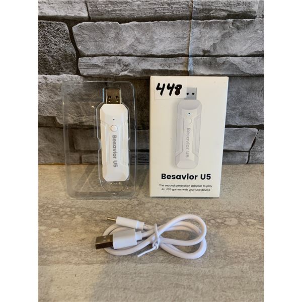 Besavior U5 - 2nd Gen Adapter To Play ALL PS5 Games on USB Device