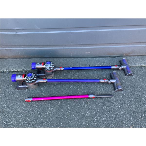 Lot of 2 Dyson Stick Vacuums With Extra Attachment