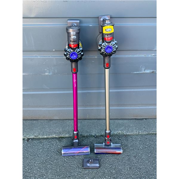 Lot of 2 Dyson Stick Vacuums