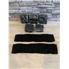 Image 1 : 6 Pairs Black Arm Warmers - Long Sleeve With Fingerless Gloves