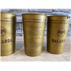 Image 2 : Lot of 4 Metal Bacardi Rum Cups