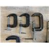 Image 3 : Lot of 5 C Clamps - 1 Vice Grip & 1 Angled Needle Nose