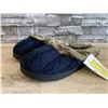 Image 2 : Womens Soft Memory Foam Anti Skid Sole Blue With Fur Collar Large Size (/10