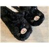Image 3 : Black Cat Slippers Boot Style Size Med