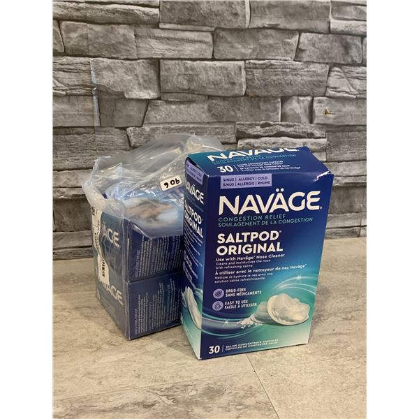 3 Boxes - Navage Saltpod Original Congestion Relief