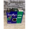 Image 1 : 30 Pack - Timothy's Extra Dark Roast Rainforest Espresso Ground Coffee