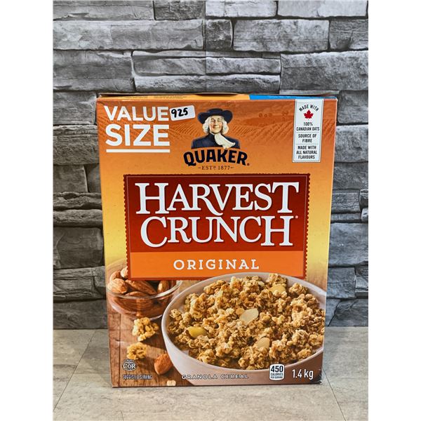 Quaker Harvest Crunch Original 1.4Kg BB Oct 31 2025