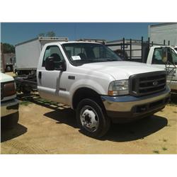 2004 FORD F550 CAB & CHASSIS