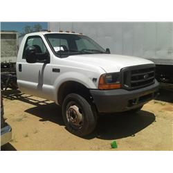 2000 FORD F450 S/A CAB & CHASSIS