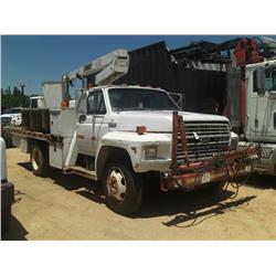 1991 FORD F600 S/A BUCKET TRUCK