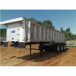 2002 MATE 30' TRI-AXLE ALUMINUM DUMP TRAILER