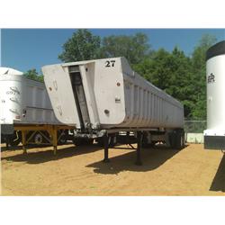 1986 HOBBS 39' ALUMINUM DUMP TRAILER