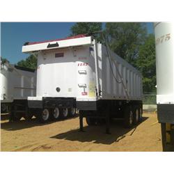 2000 TRAVIS 26' TRI-AXLE ALUMINUM DUMP TRAILER