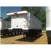 Image 1 : 2000 TRAVIS 26' TRI-AXLE ALUMINUM DUMP TRAILER