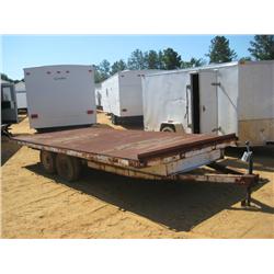 SHOPBUILT T/A FLATBED TAG TRAILER