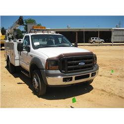 2005 FORD F550 XL SUPER DUTY SERVICE TRUCK