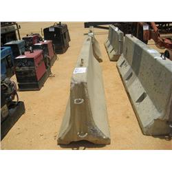 (65) CONCRETE BARRIER RAILS (SOLD ABSENTEE)
