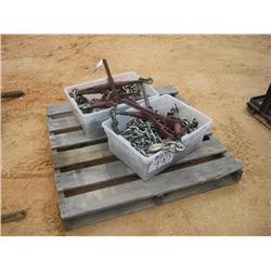 (1) LOT CHAINS & BINDERS