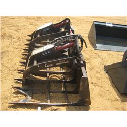 LOW G72 SKID STEER TRASH FORKS W/TOP CLAMP