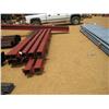 Image 2 : PREFAB 40'X75'X16' METAL BUILDING (ALL RED IRON) INCLUDES (8) 6"X6"X15' POST WITH BRACKETS FOR PURLI