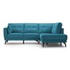 Image 1 : Brand New Ricki Sectional Sofa - Aqua Blue - ** LeftSide ***