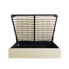 Image 2 : Brand New Abby Hydraulic Storage Bed King Size- Cream Colour