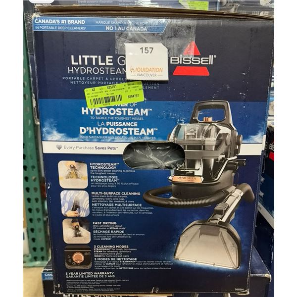 Open Box Bissell Vacuum Bissell Little Green HydroSteam Pet