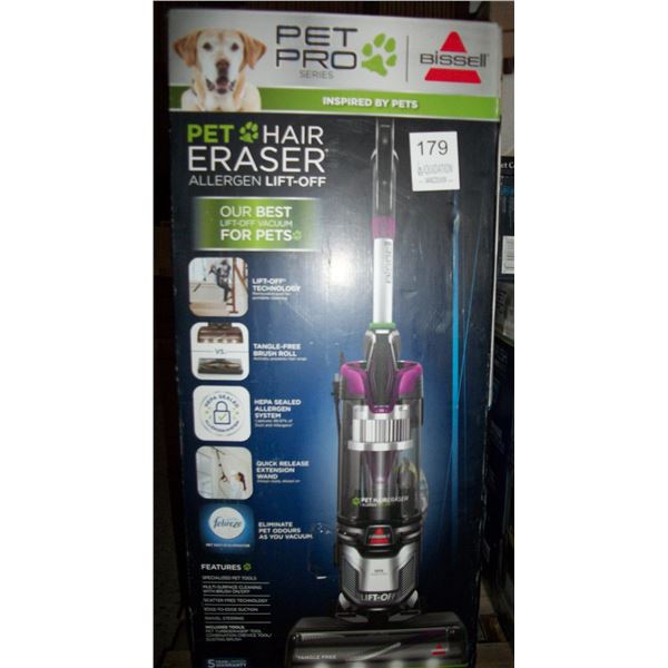 Open Box Bissell Vacuum BISSELL Pet Hair Eraser Allergen Lift-Off Pet Pro
