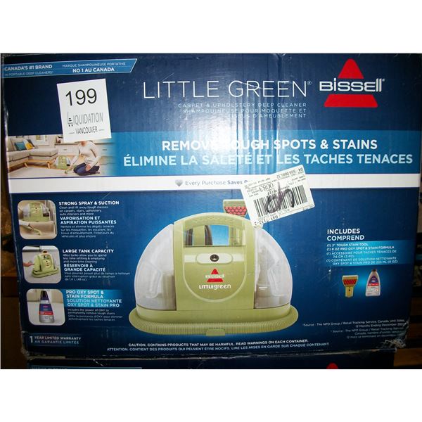 Open Box Bissell Vacuum Bissell Little Green Pet