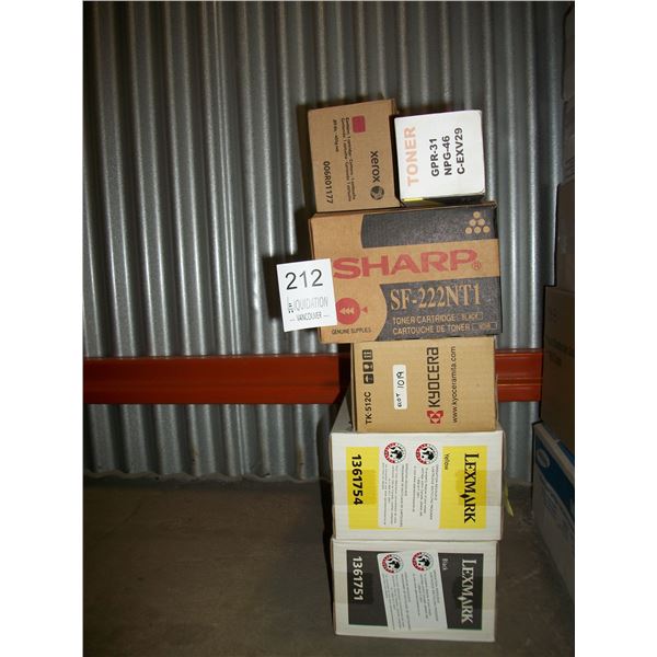 Brand New Lot of mix tonners 6 pcs