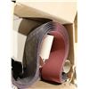 Image 1 : LOT DE 10 COURROIES DE PAPIER SABLÉ 78-3/4"x6" GRIT 36+