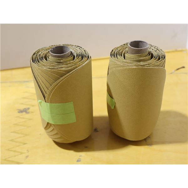 ROULEAUX DE DISQUE À SABLÉ AUTOCOLLANT 5" GRIT:150