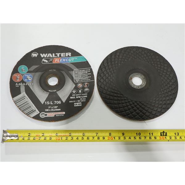MEULE WALTER ERGOFLEX 7"x7/8" grit 60 ACIER/INOX