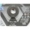 Image 2 : MEULE WALTER ERGOFLEX 7"x7/8" grit 60 ACIER/INOX