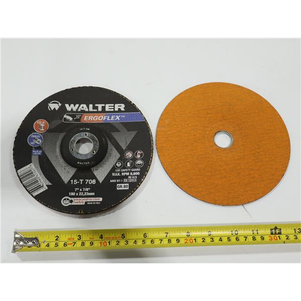 MEULE WALTER ERGOFLEX 7"x7/8" grit 80 ACIER/INOX