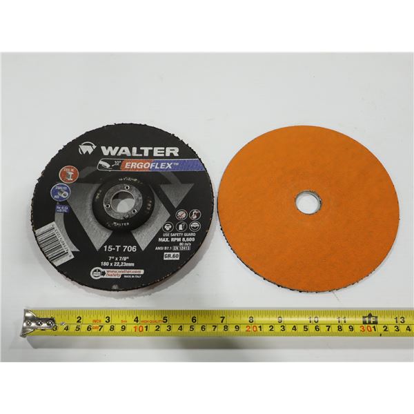 MEULE WALTER ERGOFLEX 7"x7/8" grit 60 ACIER/INOX