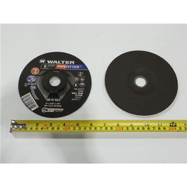 DISQUE DE COUPE WALTER PIPEFITTER 6"x3/32"x7/8"ACIER/INOX