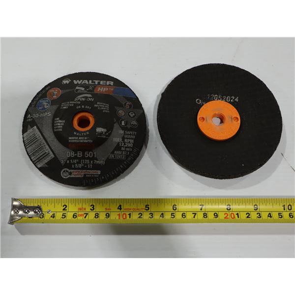 DISQUE DE COUPE WALTER PIPEFITTER 5"x1/4"x5/8"ACIER/INOX