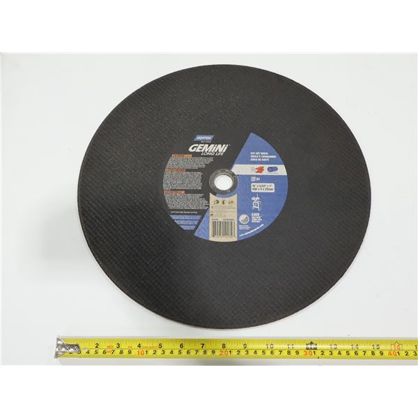 MEULE À TRONÇONNER NORTON16"x5/32"x1" ACIER/INOX