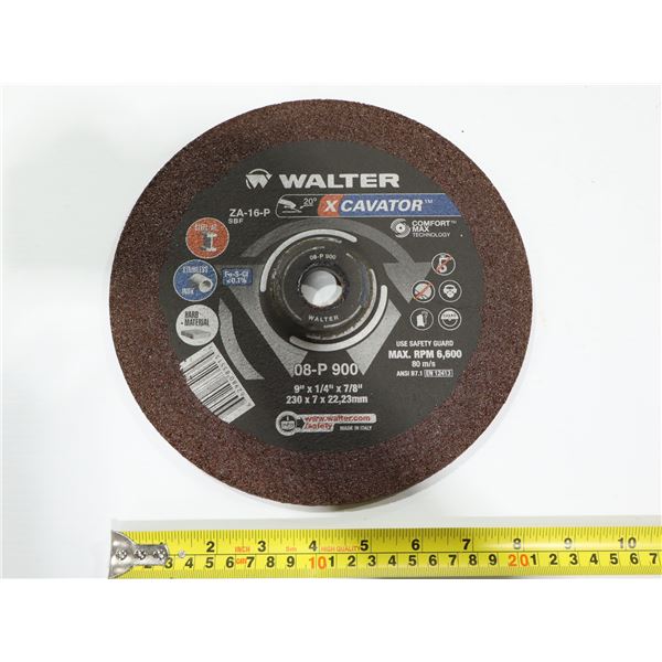 MEULE WALTER ACIER/STAINLESS XCAVATOR 9"x1/4"x7/8"